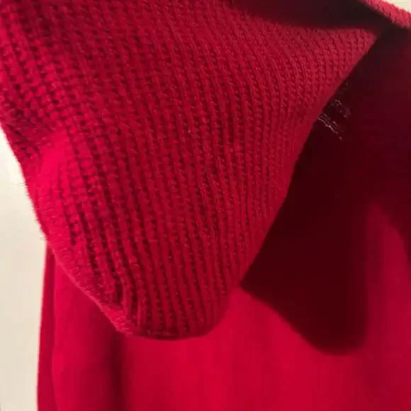 Lauren Ralph Lauren Jeans Co Hooded Sweater Size Large Preppy - Picture 9 of 10